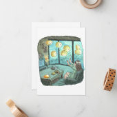 さやくやじ ノートカード (正面/裏面インサイチュ)