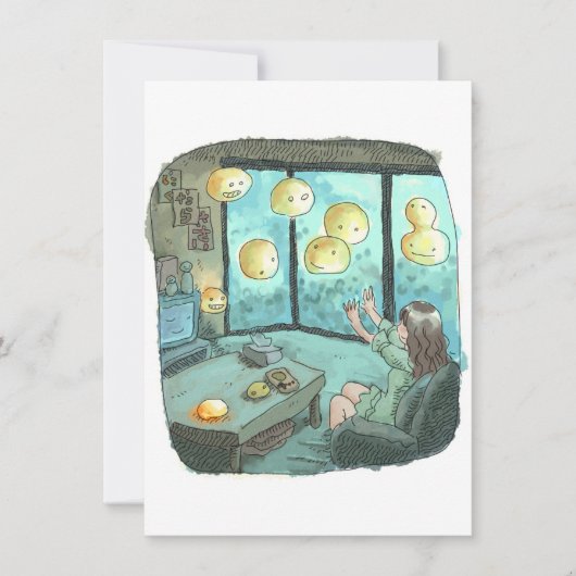 さやくやじ ノートカード (正面)