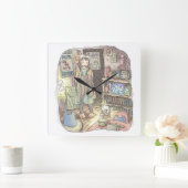 さやしごじ スクエア壁時計 (ホーム)