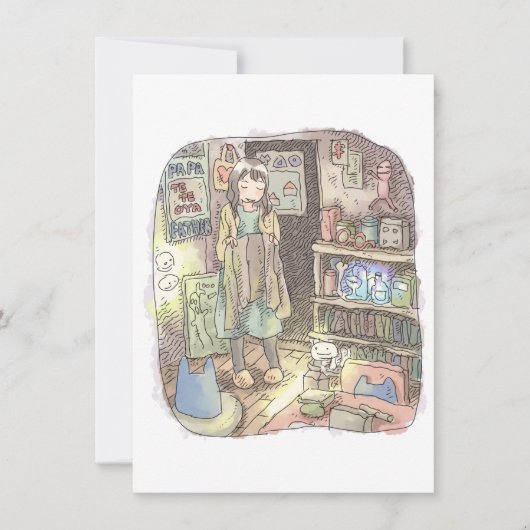 さやしごじ ノートカード (正面)