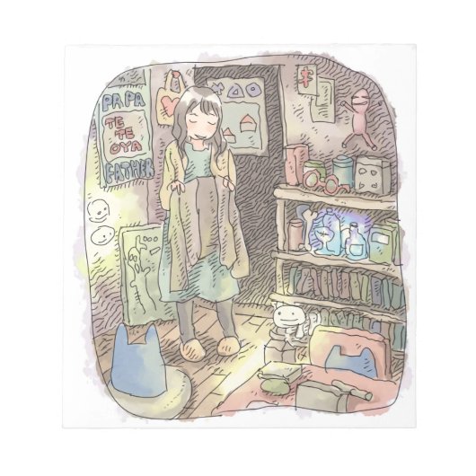 さやしごじ ノートパッド (正面)