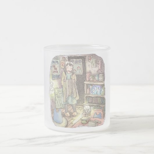 さやしごじ フロストグラスマグカップ (中央)