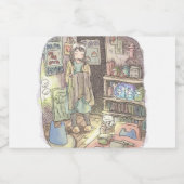 さやしごじ リキュールボトルラベル (シングルラベル)