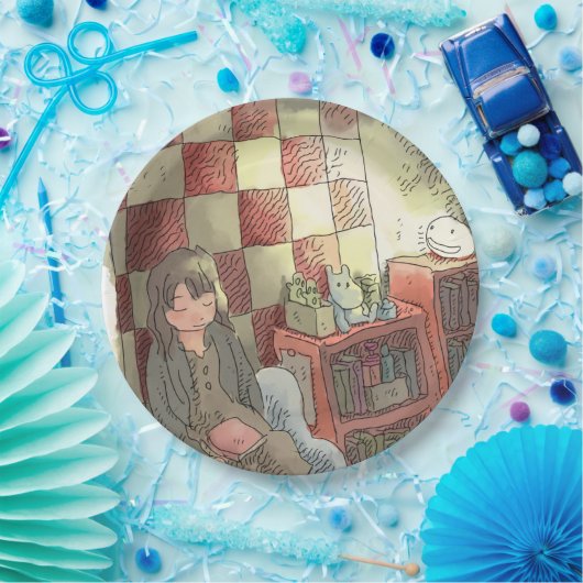 さやしにじ ペーパープレート (パーティー)