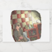 さやしにじ リキュールボトルラベル (シングルラベル)