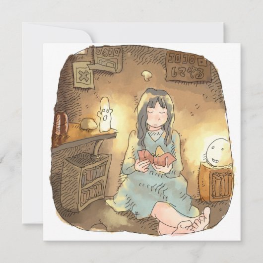 さやなしじ ノートカード (正面)