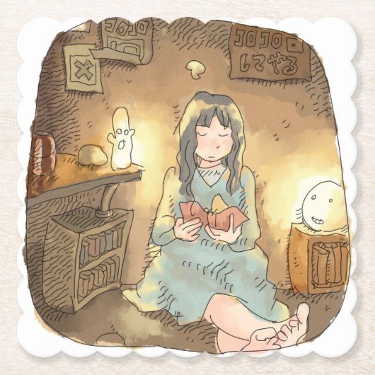 さやなしじ ペーパーコースター (正面)