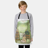 さやなやじ エプロン (着用した状態)