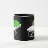 さやの中の2つの豆 マグカップ (中央)
