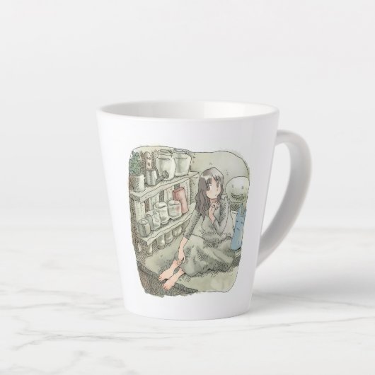 さややくじ カフェラテマグ (右アングル)