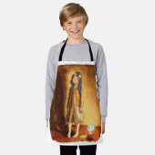 さややにじ エプロン (着用した状態)