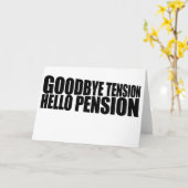 さようならの緊張ハローペンション カード (黄色い花)