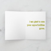 さようならカード/お祝いカード カード (内部)