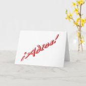 さようならカード カード (黄色い花)