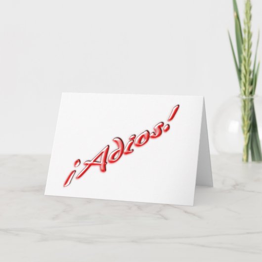 さようならカード カード (正面)