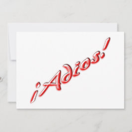 さようならカード 招待状