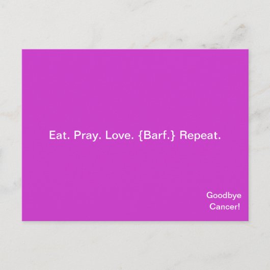 さようならガン!April McCallumによるポストカード ポストカード (正面)