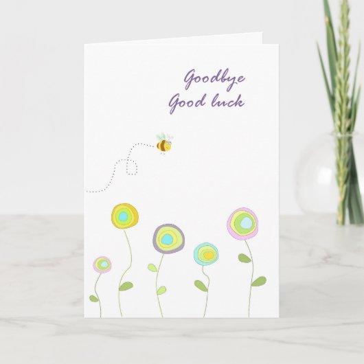 さようならグッドラックカード カード (正面)