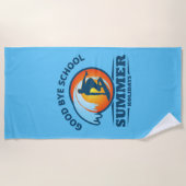 さようならスクールハローサマービーチ ビーチタオル (正面)