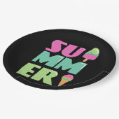 さようならスクールハローサマービーチ ペーパープレート (アングル)