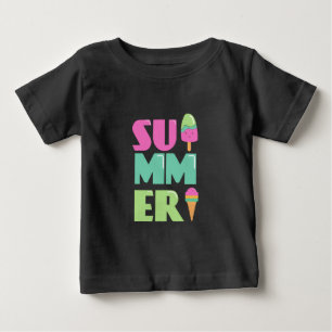 さようならスクールハローサマービーチTシャツ ベビーTシャツ