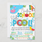 さようならスクールハロープールスクールエンドパーティー 招待状 (正面)