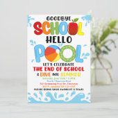 さようならスクールハロープール招待状年末 招待状 (スタンド正面)