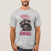 さようならタヌキ 可愛い Tシャツ (正面)