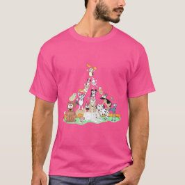 さようならテクテクダックスとトップドッグビーグル Tシャツ