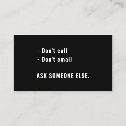 さようならテンションハローペンションおもしろいリタイアメントギャグ 名刺 (裏面)