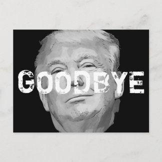 さようならドナルドトランプインバッチャキープサケ ポストカード