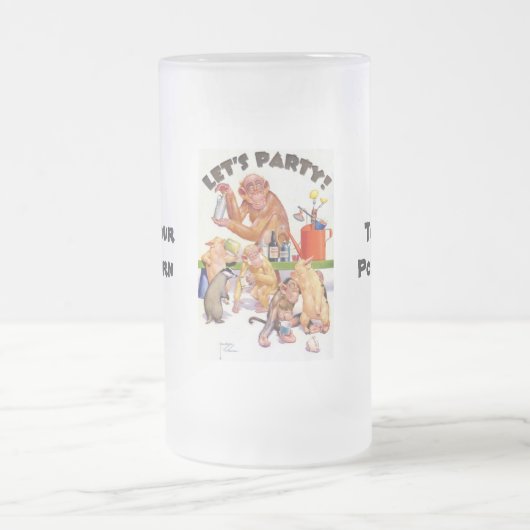 さようならパーティー フロストグラスビールジョッキ (中央)