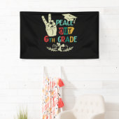 さようならピースアウト6年生6年生 横断幕 (インサイチュ)