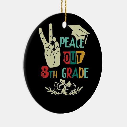 さようならピースアウト8年生8年生 セラミックオーナメント (右)