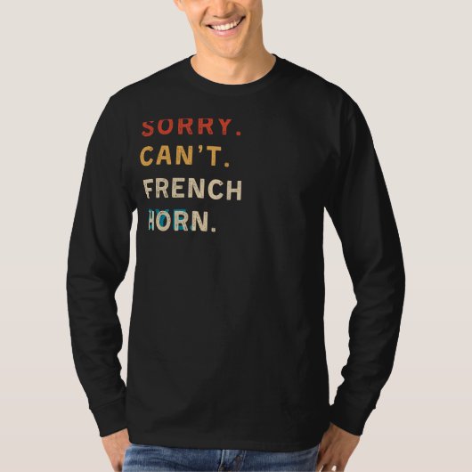 さようならフランスのすまない | ホーおもしろいン選手T型 Tシャツ (正面)