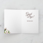 さようならフローラ素朴さらば カード (内部)