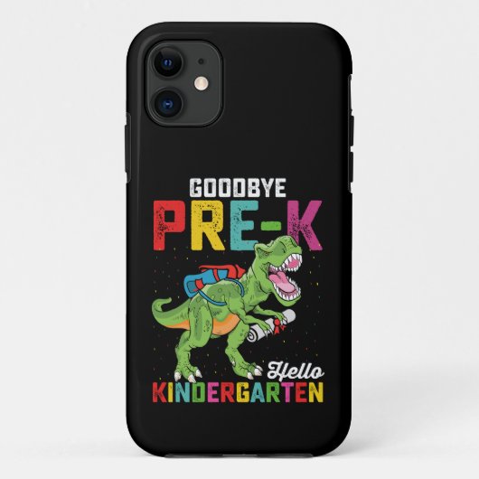 さようならプリK こんにちは幼稚園Tレックススクール Case-Mate iPhoneケース (裏面)