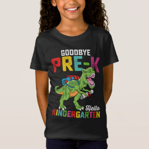 さようならプリK こんにちは幼稚園Tレックススクール Tシャツ