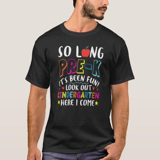 さようならプレKハローチャーチレン新学期 Tシャツ (正面)