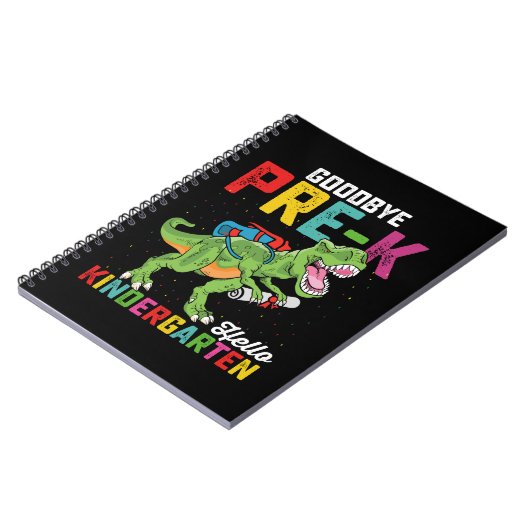 さようならプレKハロー幼稚園Tレックス学校 ノートブック (左側)