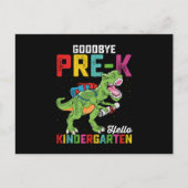 さようならプレKハロー幼稚園Tレックス学校 ポストカード (正面)