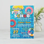 さようならプールハロースクール新学期パーティー 招待状 (スタンド正面)