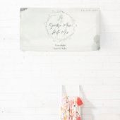 さようならミス、こんにちはミセス | ブライダルシャワーバナー 横断幕 (インサイチュ)