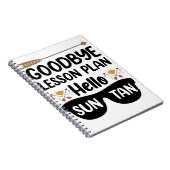 さようならレッスンプランハローサンタン先生サマー ノートブック (右側)