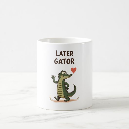 さようならワニ コーヒーマグカップ (中央)