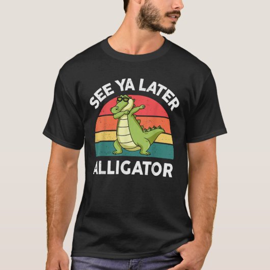 さようならワニ フロリダゲーター ワニ Tシャツ (正面)