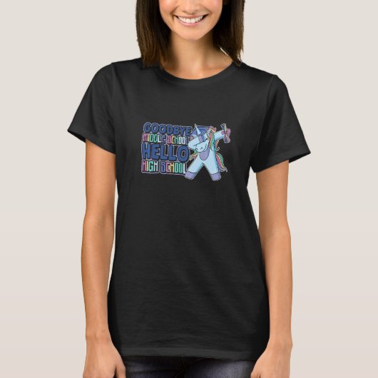 さようなら中学こんにちは高校8年生 Tシャツ (正面)