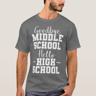 さようなら中学挨拶ハロー高校小学校 Tシャツ