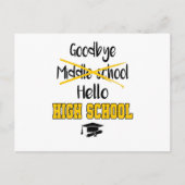 さようなら中学校卒業高校 ポストカード (正面)