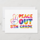 さようなら中学3年生 タイダイ 最終日 8年生 招待状 (正面)